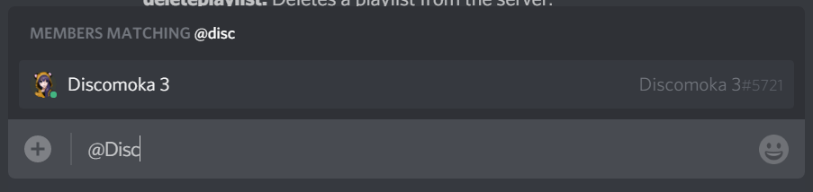 Mentioning in Discord